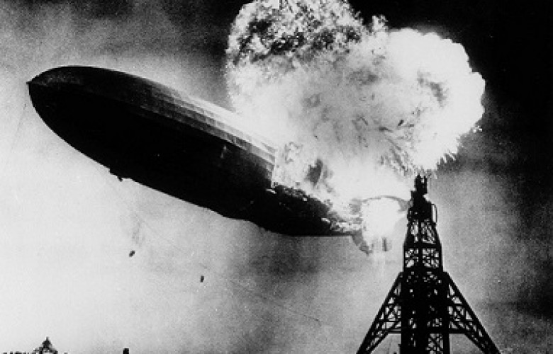 230202 Hindenburg burning 1937