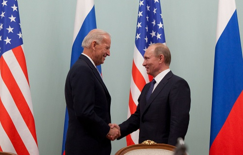 230607 Vice President Joe Biden greets Russian Prime Minister Vladimir Putin