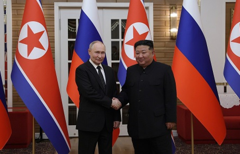 240924 Vladimir Putin and Kim Jong un 2024 06 19 12