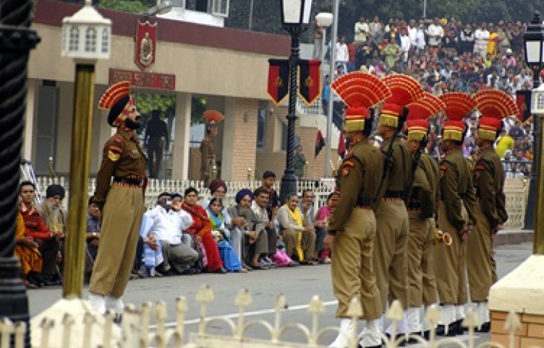 250822 Wagah border indian bsf