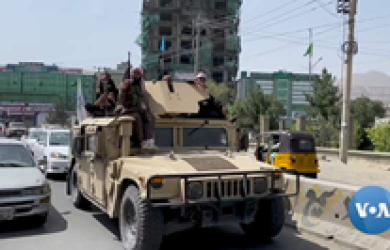 260313 Taliban Humvee in Kabul August 2021