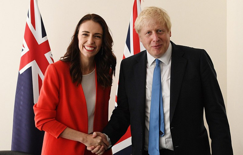 Adern with Boris Johnson