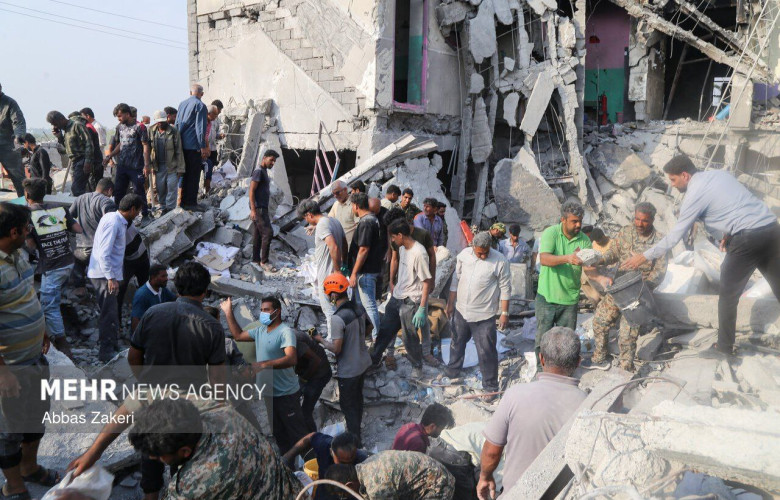 Shajareh Tayyebeh school in Minab photos from Mehr 3 v2