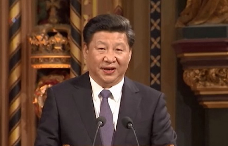 Xi Jinping in British Parliament 28 Jun